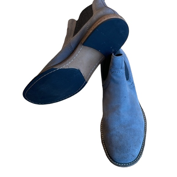 The Rail Kingston Grey Suede Leather Chelsea Boots - Picture 1 of 6